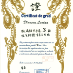LucianDinescu-Karate 3 DAN Diplome Arte Marțiale